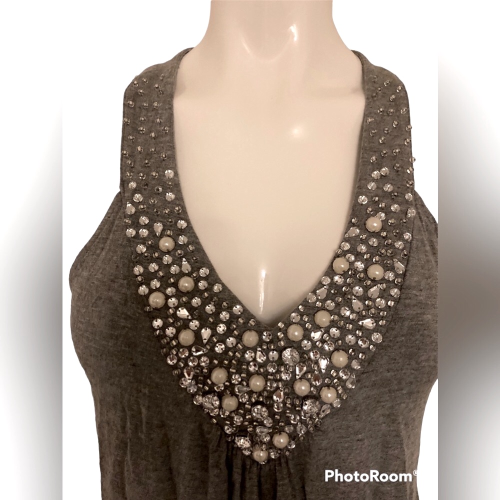 White House Black Market Embellished Tank